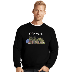 Shirts Crewneck Sweater, Unisex / Small / Black Fiends