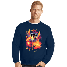 Load image into Gallery viewer, Daily_Deal_Shirts Crewneck Sweater, Unisex / Small / Navy Loco Experiment