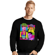 Load image into Gallery viewer, Shirts Crewneck Sweater, Unisex / Small / Black Run Forrest Run
