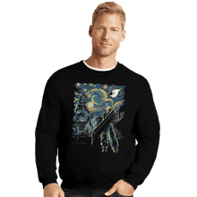 Load image into Gallery viewer, Shirts Crewneck Sweater, Unisex / Small / Black Starry Remake