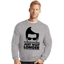 Load image into Gallery viewer, Secret_Shirts Crewneck Sweater, Unisex / Small / Sports Grey Just Wait Longer