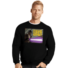 Load image into Gallery viewer, Secret_Shirts Crewneck Sweater, Unisex / Small / Black Jedi Jules Windu