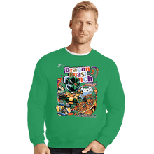Load image into Gallery viewer, Daily_Deal_Shirts Crewneck Sweater, Unisex / Small / Irish Green Dragon Roast Crunch