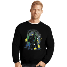 Load image into Gallery viewer, Shirts Crewneck Sweater, Unisex / Small / Black Dark Maleficent
