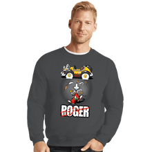 Load image into Gallery viewer, Daily_Deal_Shirts Crewneck Sweater, Unisex / Small / Charcoal Roger