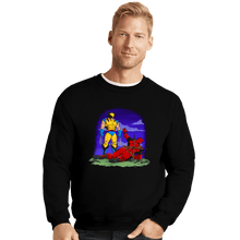 Load image into Gallery viewer, Daily_Deal_Shirts Crewneck Sweater, Unisex / Small / Black Mutant Butt