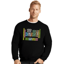 Load image into Gallery viewer, Secret_Shirts Crewneck Sweater, Unisex / Small / Black Periodic Table Of Horror