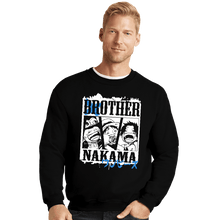 Load image into Gallery viewer, Shirts Crewneck Sweater, Unisex / Small / Black Brother Nakama