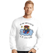 Load image into Gallery viewer, Daily_Deal_Shirts Crewneck Sweater, Unisex / Small / White Brak's Little Cloud