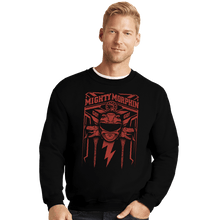 Load image into Gallery viewer, Shirts Crewneck Sweater, Unisex / Small / Black The Red Ranger