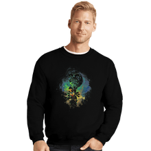 Load image into Gallery viewer, Shirts Crewneck Sweater, Unisex / Small / Black Majora's Art