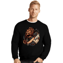 Load image into Gallery viewer, Daily_Deal_Shirts Crewneck Sweater, Unisex / Small / Black House Of Courage