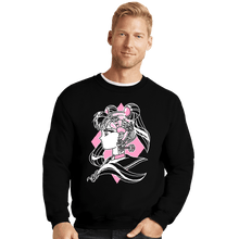 Load image into Gallery viewer, Shirts Crewneck Sweater, Unisex / Small / Black Magical Lock and Time Key II