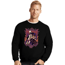 Load image into Gallery viewer, Shirts Crewneck Sweater, Unisex / Small / Black Skull Monster