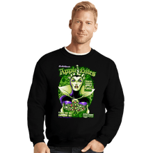 Load image into Gallery viewer, Shirts Crewneck Sweater, Unisex / Small / Black Queen Grimhilde Cereal