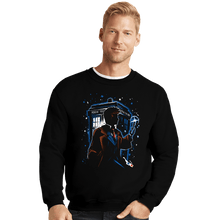 Load image into Gallery viewer, Secret_Shirts Crewneck Sweater, Unisex / Small / Black The Tenth Doctor