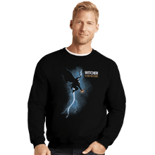 Load image into Gallery viewer, Shirts Crewneck Sweater, Unisex / Small / Black The White Wolf Returns