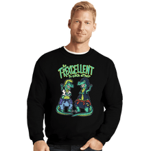 Load image into Gallery viewer, Daily_Deal_Shirts Crewneck Sweater, Unisex / Small / Black T-Rexcellent