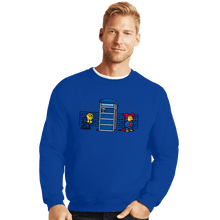 Load image into Gallery viewer, Secret_Shirts Crewneck Sweater, Unisex / Small / Royal Blue Super Ralph