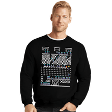 Load image into Gallery viewer, Shirts Crewneck Sweater, Unisex / Small / Black Lemmings Christmas
