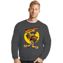 Load image into Gallery viewer, Daily_Deal_Shirts Crewneck Sweater, Unisex / Small / Charcoal Luffy Duck