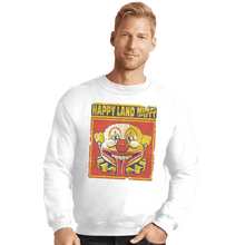 Load image into Gallery viewer, Shirts Crewneck Sweater, Unisex / Small / White Happy Land