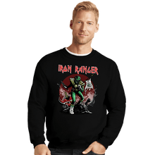 Load image into Gallery viewer, Daily_Deal_Shirts Crewneck Sweater, Unisex / Small / Black Iron Ranger