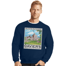 Load image into Gallery viewer, Shirts Crewneck Sweater, Unisex / Small / Navy Xavier's School For Gifted Youngsters