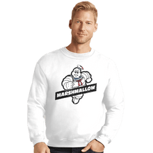 Load image into Gallery viewer, Shirts Crewneck Sweater, Unisex / Small / White Marshmallow