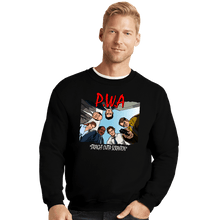 Load image into Gallery viewer, Shirts Crewneck Sweater, Unisex / Small / Black Paper With Attitude