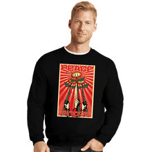 Load image into Gallery viewer, Shirts Crewneck Sweater, Unisex / Small / Black Superior Fire Flower
