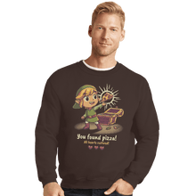 Load image into Gallery viewer, Shirts Crewneck Sweater, Unisex / Small / Dark Chocolate Legendary PIzza