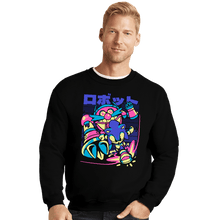 Load image into Gallery viewer, Daily_Deal_Shirts Crewneck Sweater, Unisex / Small / Black Defeat The Final Boss