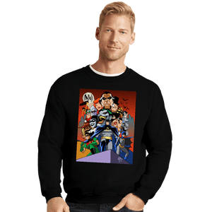 Daily_Deal_Shirts Crewneck Sweater, Unisex / Small / Black 30 Years Of BTAS