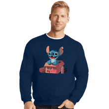 Load image into Gallery viewer, Shirts Crewneck Sweater, Unisex / Small / Navy Adopt This Dog