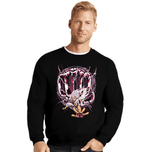 Load image into Gallery viewer, Daily_Deal_Shirts Crewneck Sweater, Unisex / Small / Black Gum Gum Bajrang Gun