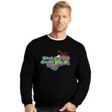 Load image into Gallery viewer, Shirts Crewneck Sweater, Unisex / Small / Black Space Cowboy Jam
