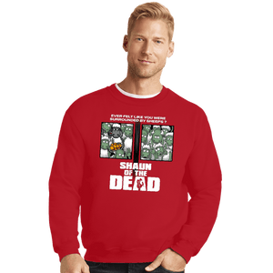 Shirts Crewneck Sweater, Unisex / Small / Red Sheep Of The Dead