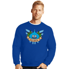 Load image into Gallery viewer, Secret_Shirts Crewneck Sweater, Unisex / Small / Royal Blue Slime Quest