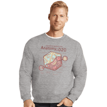 Load image into Gallery viewer, Shirts Crewneck Sweater, Unisex / Small / Sports Grey Anatomy Of The D20