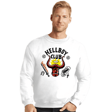 Load image into Gallery viewer, Daily_Deal_Shirts Crewneck Sweater, Unisex / Small / White HB Club