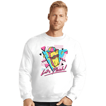 Load image into Gallery viewer, Daily_Deal_Shirts Crewneck Sweater, Unisex / Small / White Let's Plank!