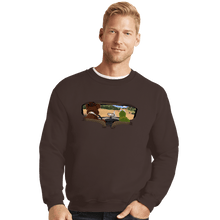 Load image into Gallery viewer, Daily_Deal_Shirts Crewneck Sweater, Unisex / Small / Dark Chocolate Classic Road Trip Adventurea