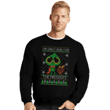 Load image into Gallery viewer, Daily_Deal_Shirts Crewneck Sweater, Unisex / Small / Black For The Presents