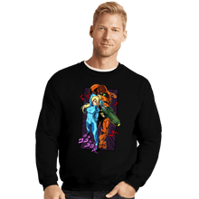 Load image into Gallery viewer, Secret_Shirts Crewneck Sweater, Unisex / Small / Black JoJo Samus
