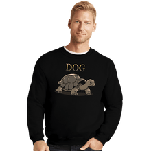 Load image into Gallery viewer, Daily_Deal_Shirts Crewneck Sweater, Unisex / Small / Black Dog Ahead