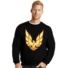 Load image into Gallery viewer, Shirts Crewneck Sweater, Unisex / Small / Black Dark Phoenix Firebird