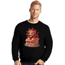 Load image into Gallery viewer, Shirts Crewneck Sweater, Unisex / Small / Black Adopt This King