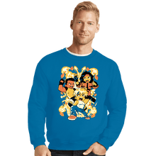 Load image into Gallery viewer, Shirts Crewneck Sweater, Unisex / Small / Sapphire Heroes Of Rage