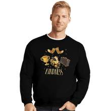 Load image into Gallery viewer, Shirts Crewneck Sweater, Unisex / Small / Black Kindness